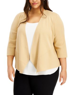 macy's cardigan sweaters plus size