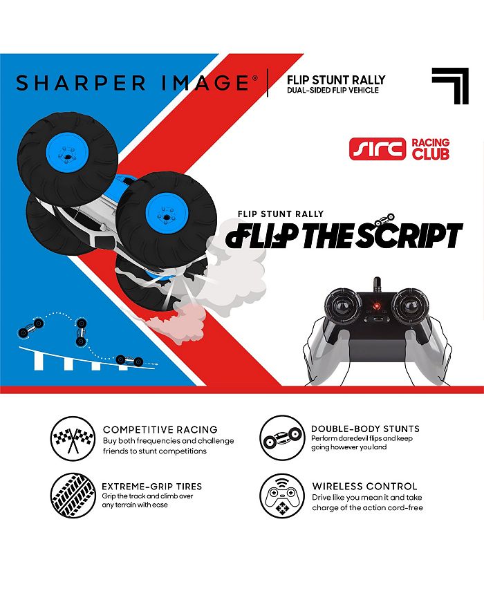 sharper image flip stunt rally vehicle