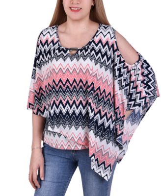 macy's poncho tops