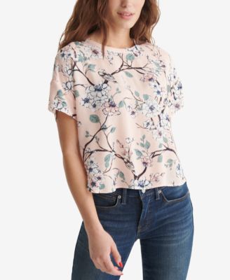 macys lucky brand womens tops