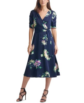 macys midi dresses with sleeves