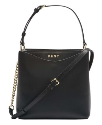 DKNY dayna leather basket bag 