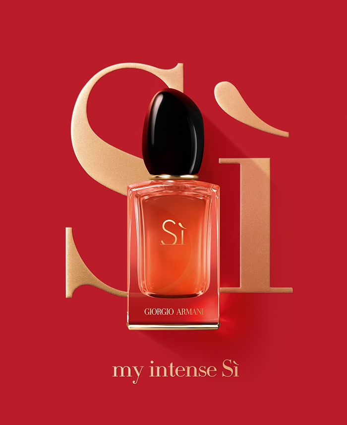 Giorgio Armani Si Intense Eau De Parfum Spray 3 4 Oz Reviews All Perfume Beauty Macy S