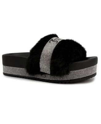juicy couture fuzzy slides