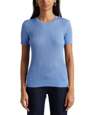 macy's ralph lauren petite tops