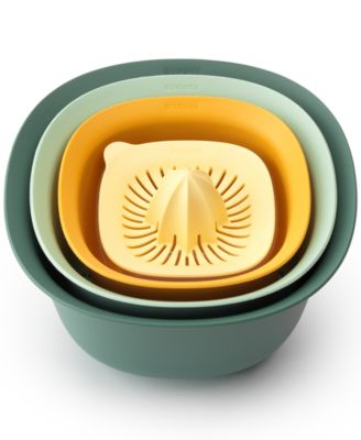 Набор чаш для смешивания Brabantia с дуршлагом и соковыжималкой