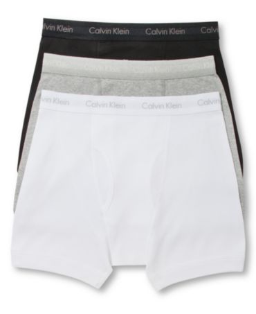 Calvin Klein Men's Underwear, Classic Boxer Brief 3 Pack U3019 ...