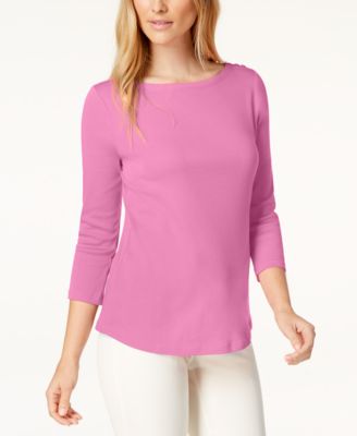 macys pink tops