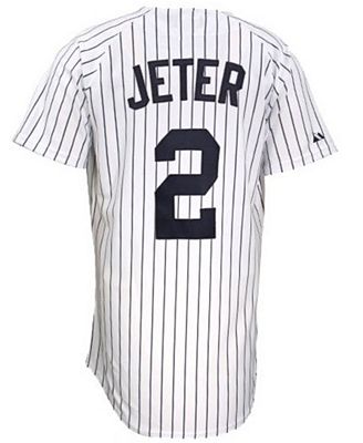 Majestic Kids' New York Yankees Player Replica Derek Jeter Jersey ...