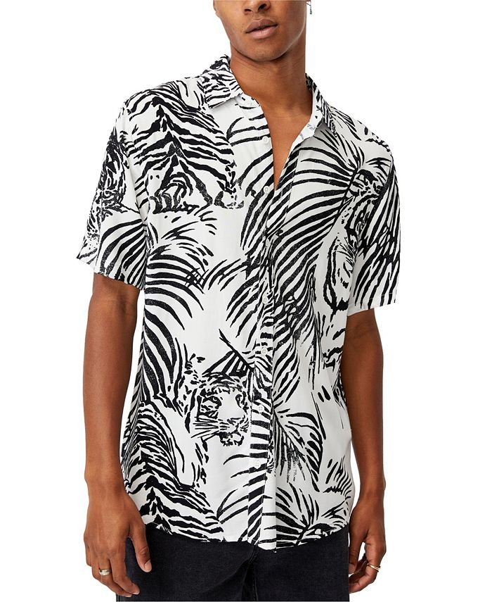 COTTON ON Men's Short Sleeve Resort Shirt & Reviews - Casual Button ...