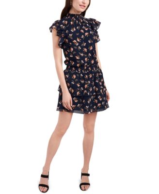 macys flutter sleeve dress