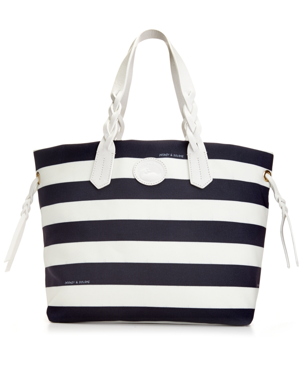 Dooney & Bourke Nylon Stripe Shopper   Handbags & Accessories