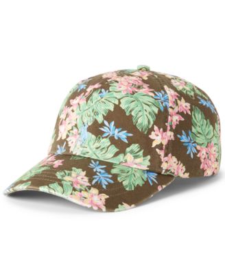 polo ralph lauren camo canvas baseball cap