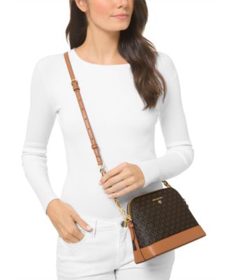 michael kors signature jet set crossbody