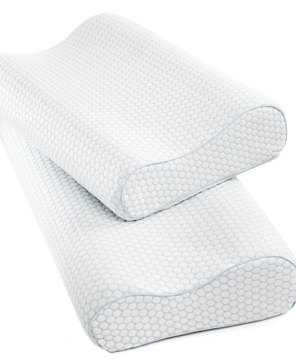 SensorGel Gel Memory Foam Gusset Pillows   Pillows   Bed & Bath