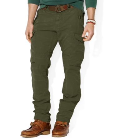 Polo Ralph Lauren Straight-Fit Canadian Ripstop Cargo Pants - Pants ...
