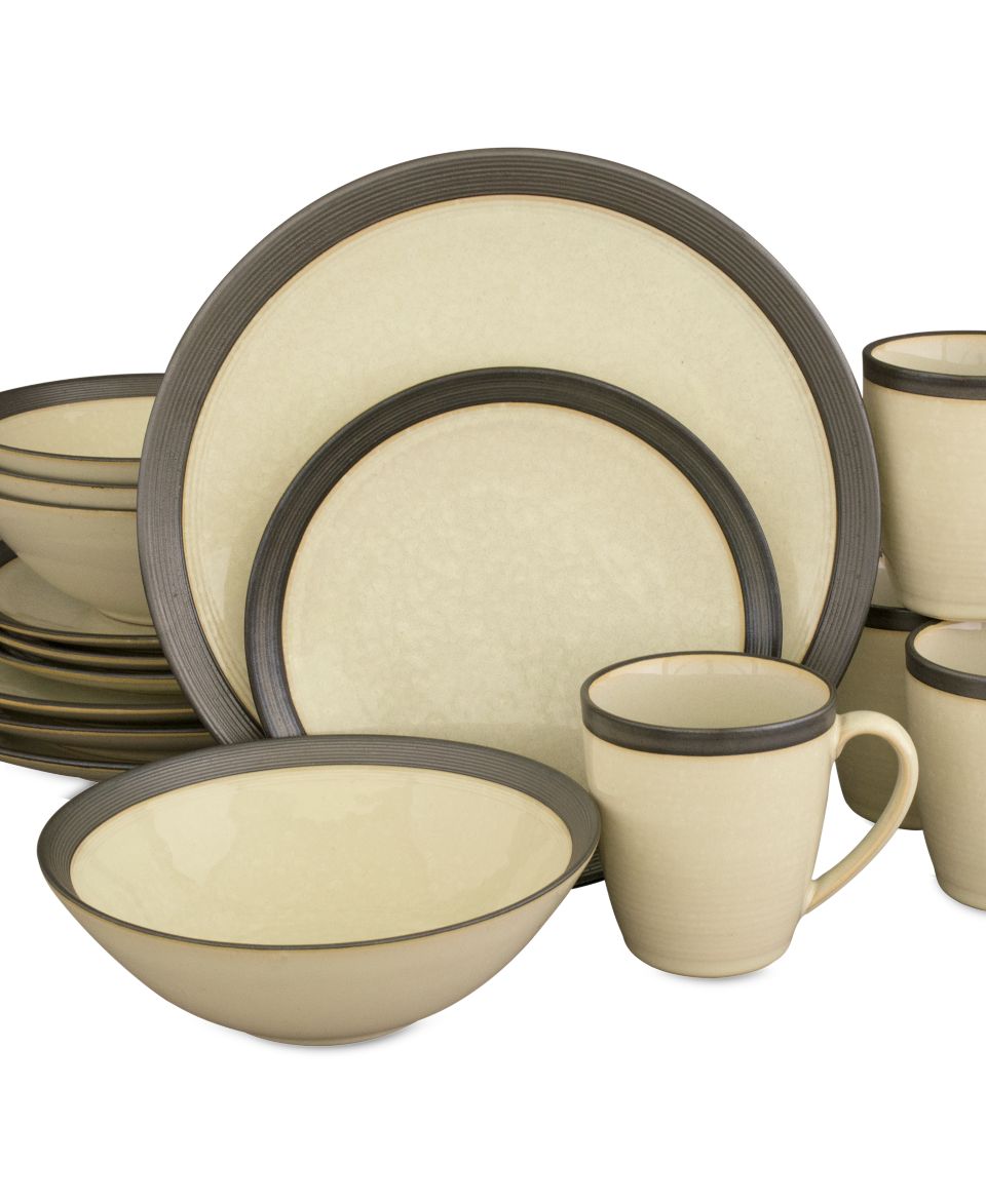 Mikasa Dinnerware, Crisscross Tan Collection   Casual Dinnerware   Dining & Entertaining