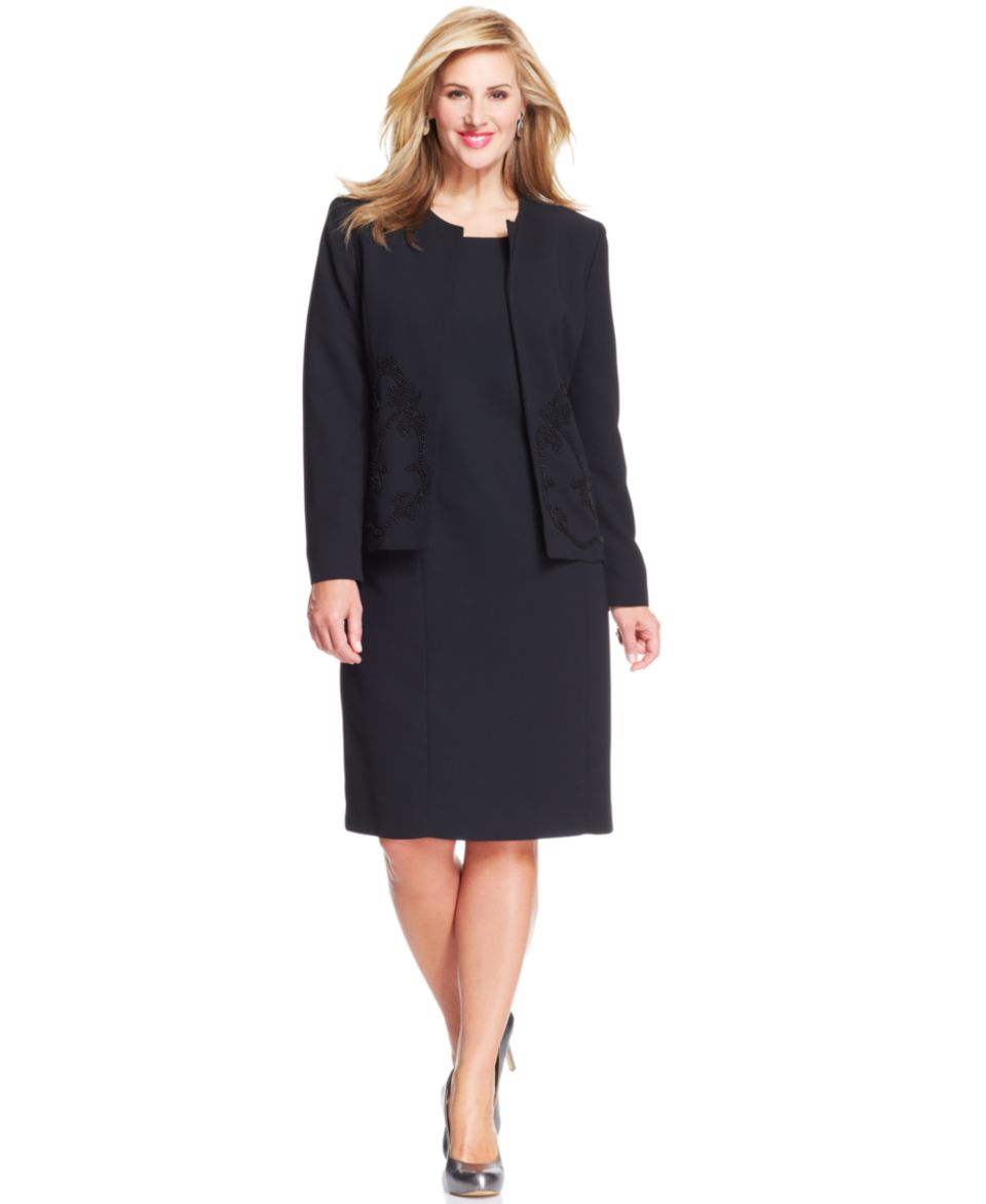 Le Suit Plus Size Black Suit Separates Collection   Suits & Separates   Plus Sizes