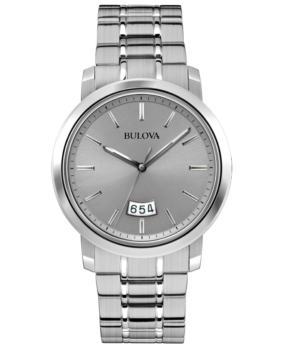 Bulova Mens Precisionist Stainless Steel Bracelet Watch 44mm 96B130   Watches   Jewelry & Watches