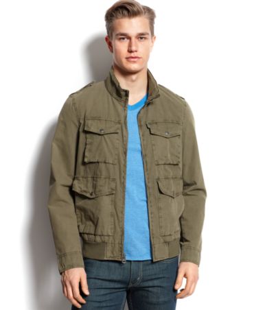 Levi's Parachute Cotton Bomber Jacket - Coats & Jackets - Men - Macy's
