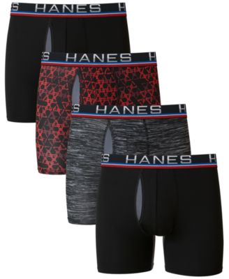 Hanes Mens Ultimate 4pk. Спортивные трусы-боксеры