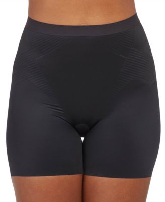 Женские шорты SPANX Thinstincts 2.0 с завышенной талией до середины бедра для девочек, черные