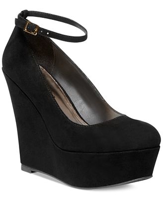 Madden Girl Rahleigh Ankle Strap Platform Wedges - Pumps - Shoes - Macy's