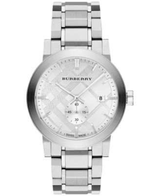 macys mens burberry watch