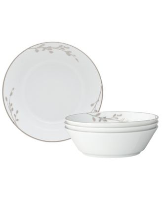 Набор из 4 суповых мисок Noritake Birchwood, 7 дюймов, 20 унций.
