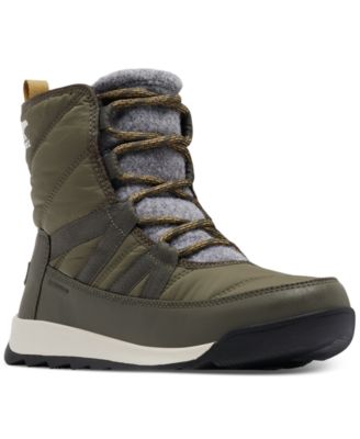 Короткие непромокаемые ботинки Sorel Womens Whitney II на шнуровке 10390₽