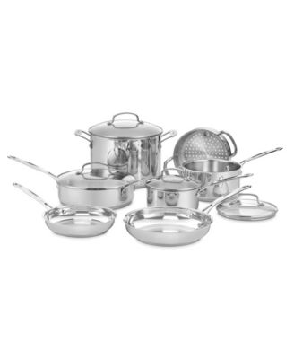 Классический набор посуды из нержавеющей стали Cuisinart Chef's Classic из 11 предметов