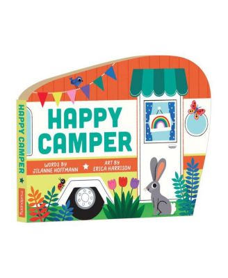 Настольная книга в форме счастливого туриста: BK Board Happy Camper от Mudpuppy