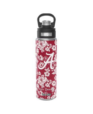 Бутылка Vera Bradley x Tervis Alabama Crimson Tide объемом 24 унции с широким горлышком и роскошной крышкой