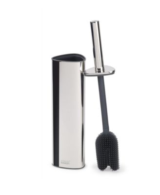Усовершенствованная щетка для унитаза Joseph Joseph Flex 360 Luxe с отделкой из нержавеющей стали