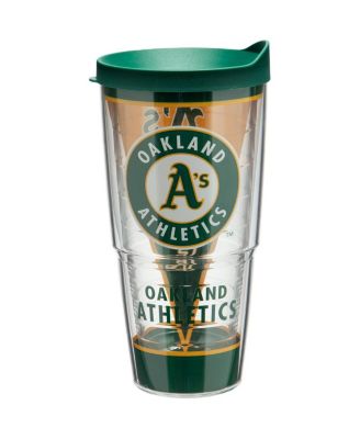 Акриловый стакан для взбивания теста Tervis Tumbler Oakland Athletics объемом 24 унции