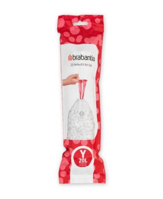 Мешки для мусора PerfectFit, Код Y, 5,3 галлона, 20 литров, 120 мешков для мусора