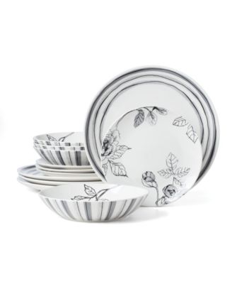 Набор посуды Oneida Sketchbook, 12 шт., Сервиз на 4 персоны