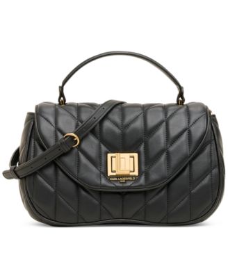 Маленькая кожаная сумка КАРЛА ЛАГЕРФЕЛЬДА PARIS Lafayette 34090₽