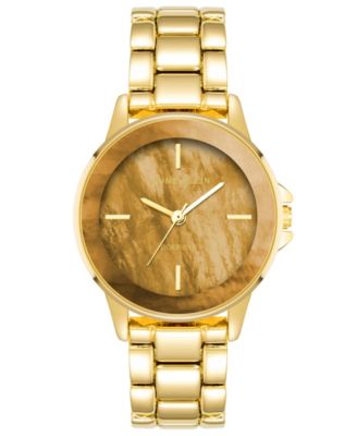 Женские кварцевые часы Anne Klein с браслетом из золотистого сплава, 30 мм