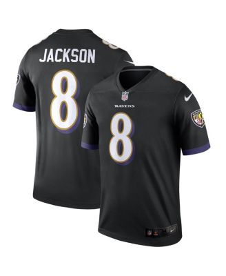 Мужская футболка Nike Lamar Jackson Black Baltimore Ravens Legend