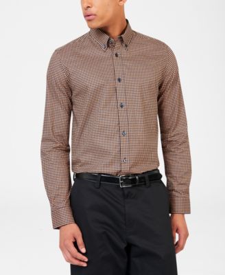 Мужская рубашка с шевронным принтом Бена Шермана 21890₽