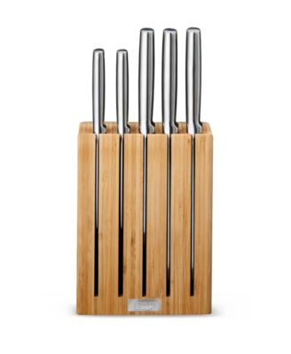 Набор ножевых блоков Joseph Joseph Elevate Steel Knives из бамбука, состоящий из 5 частей