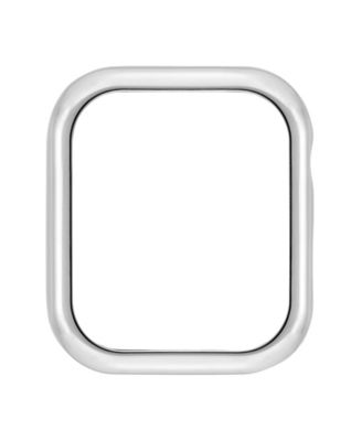 Женский защитный чехол из полированного серебристого сплава Anne Klein, предназначенный для Apple Watch® 45 мм