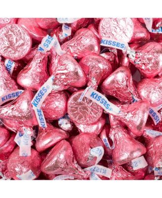 Просто конфеты Розовые Hershey's Kisses Candy Молочный шоколад 90 штук