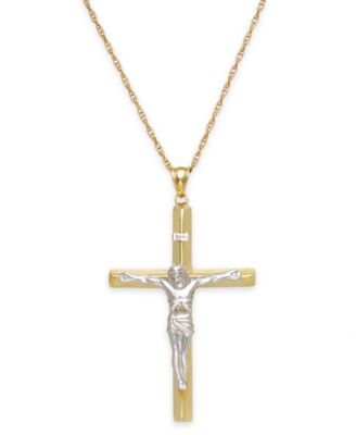 Crucifix Pendant in 10k Gold 