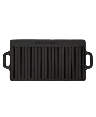 Чугунная сковородка Stan sport с предварительной выдержкой и реверсивной поверхностью для приготовления пищи