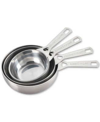 Порционные мерные стаканчики Le Creuset из нержавеющей стали, набор из 4 штук