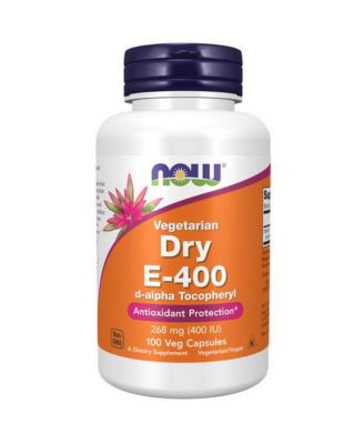 Now Foods Dry E-400, 100 капсул без цвета