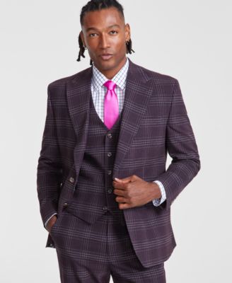 Мужской пиджак в клетку классического покроя из коллекции Tayion 72190₽