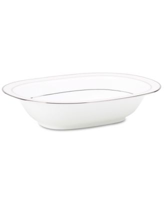 Овальная миска для овощей Noritake Montvale Platinum, 10,50 дюйма, 24 унции.